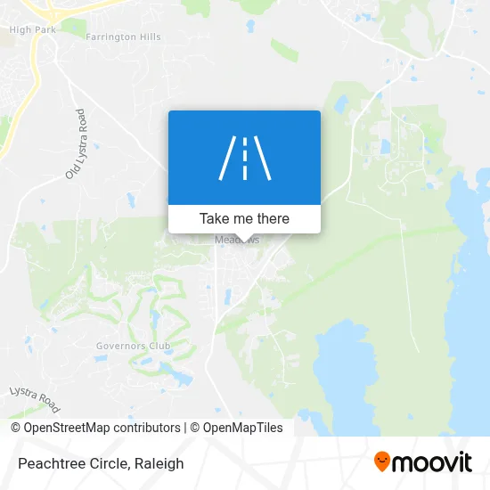 Peachtree Circle map