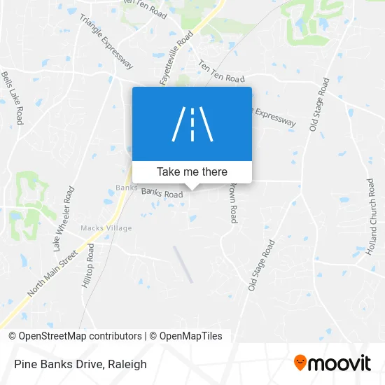 Pine Banks Drive map