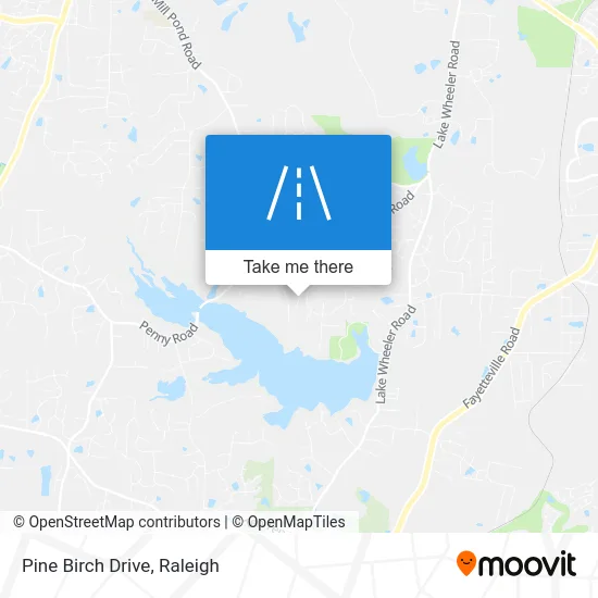 Pine Birch Drive map