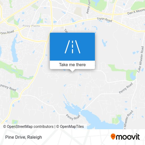Mapa de Pine Drive