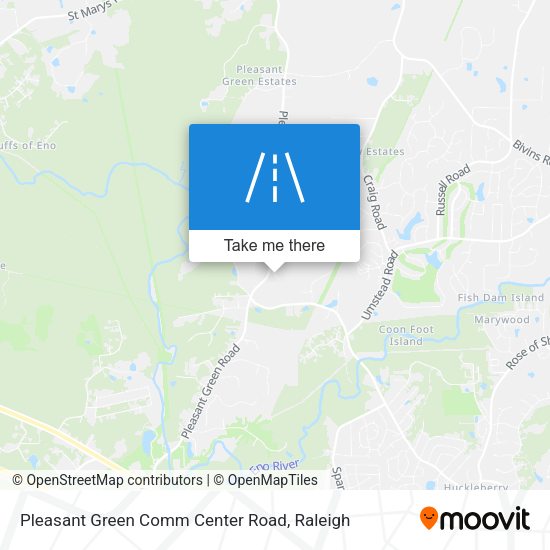 Pleasant Green Comm Center Road map