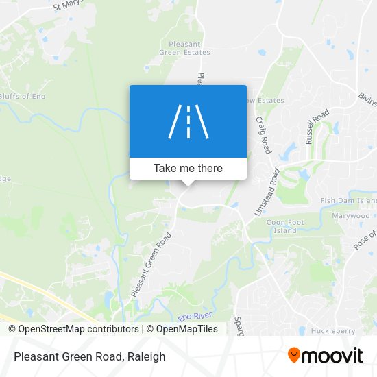 Pleasant Green Road map