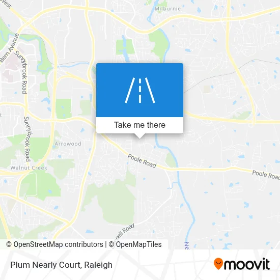 Plum Nearly Court map