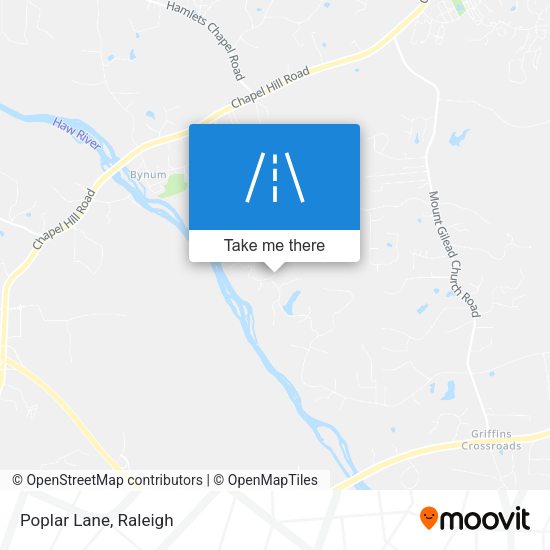 Mapa de Poplar Lane