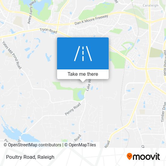 Mapa de Poultry Road