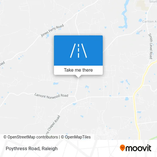 Poythress Road map