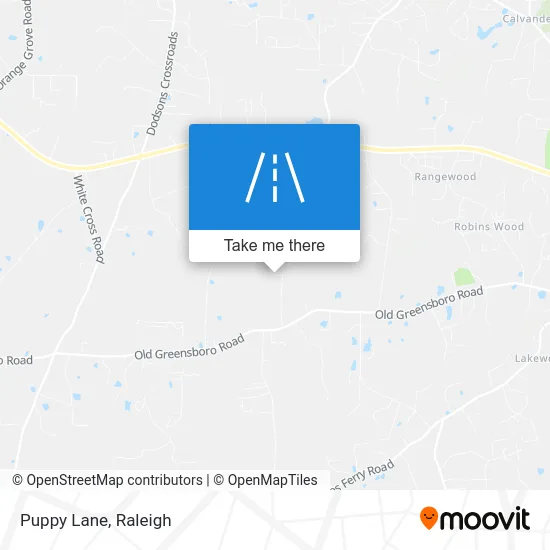 Puppy Lane map