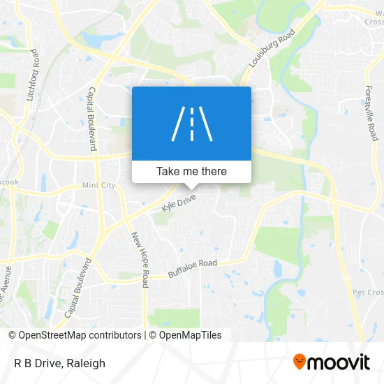 Mapa de R B Drive