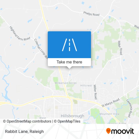 Mapa de Rabbit Lane