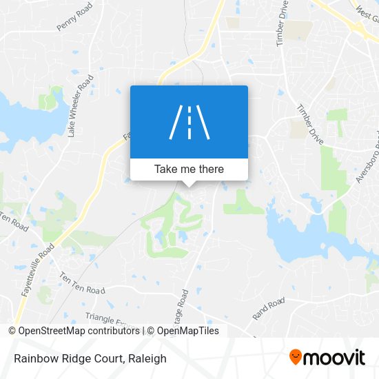 Mapa de Rainbow Ridge Court