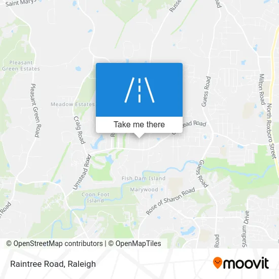 Mapa de Raintree Road