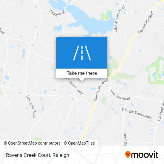 Mapa de Ravens Creek Court