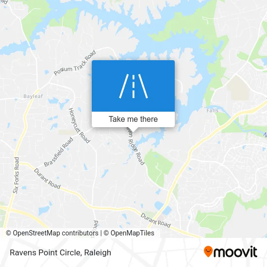 Ravens Point Circle map