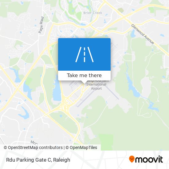 Rdu Parking Gate C map
