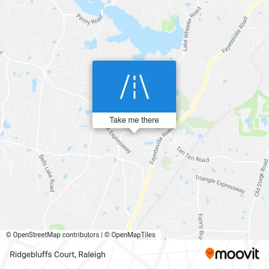 Ridgebluffs Court map