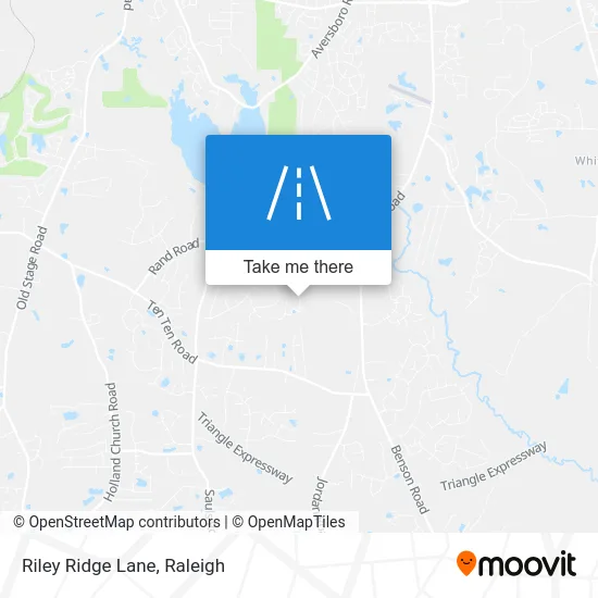 Riley Ridge Lane map