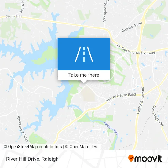 River Hill Drive map