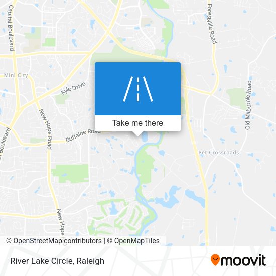 Mapa de River Lake Circle