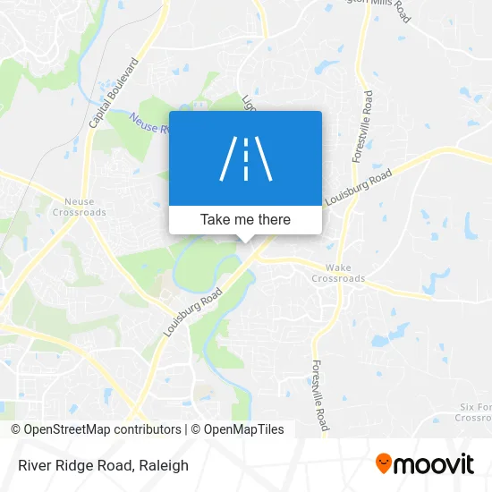 River Ridge Road map