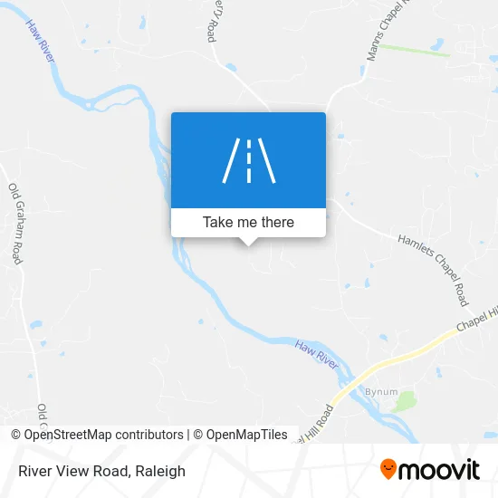River View Road map