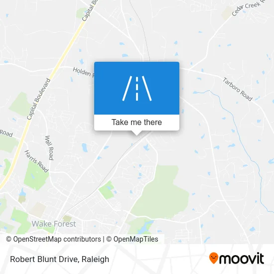 Robert Blunt Drive map