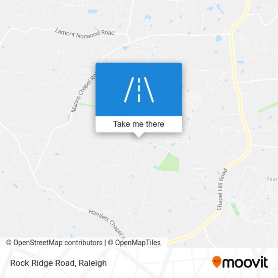 Rock Ridge Road map