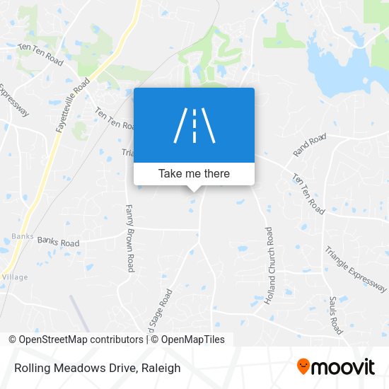 Mapa de Rolling Meadows Drive