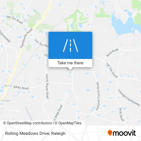 Rolling Meadows Drive map