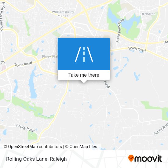 Rolling Oaks Lane map