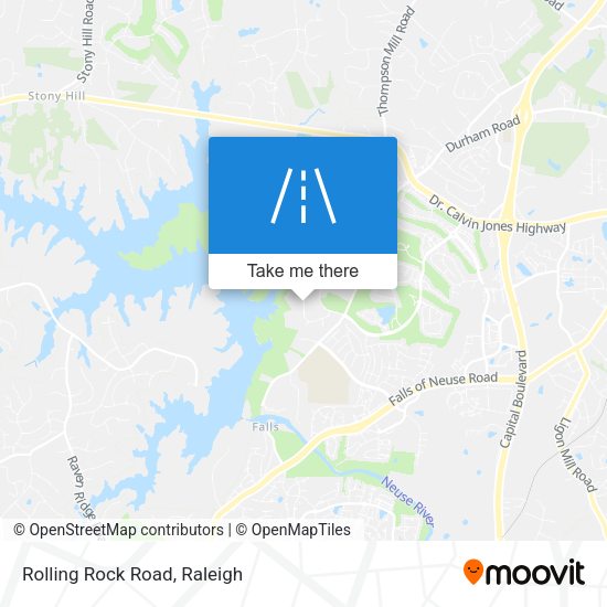 Mapa de Rolling Rock Road