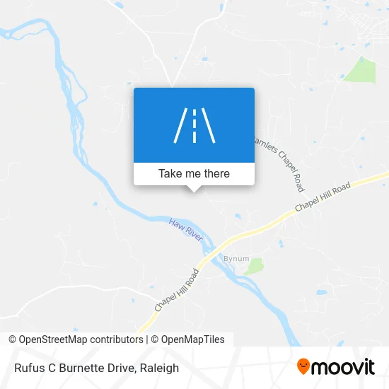 Rufus C Burnette Drive map