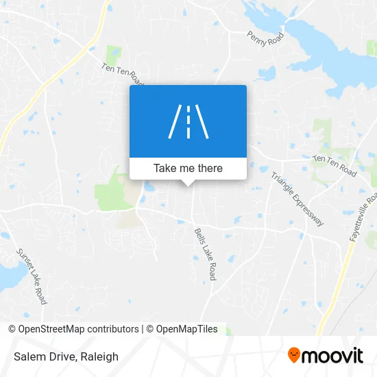 Salem Drive map