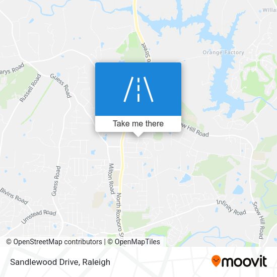 Sandlewood Drive map