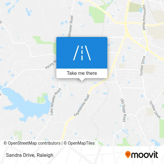 Sandra Drive map