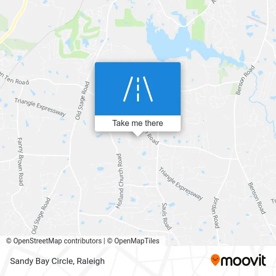 Sandy Bay Circle map