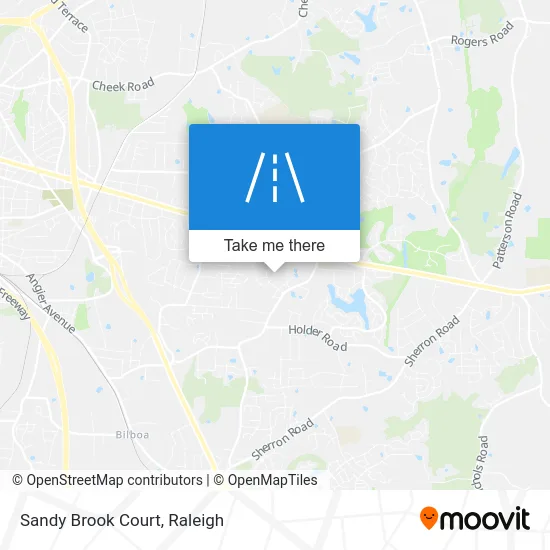 Sandy Brook Court map