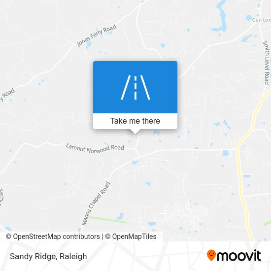 Sandy Ridge map