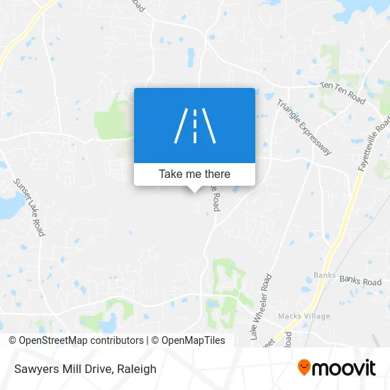 Sawyers Mill Drive map