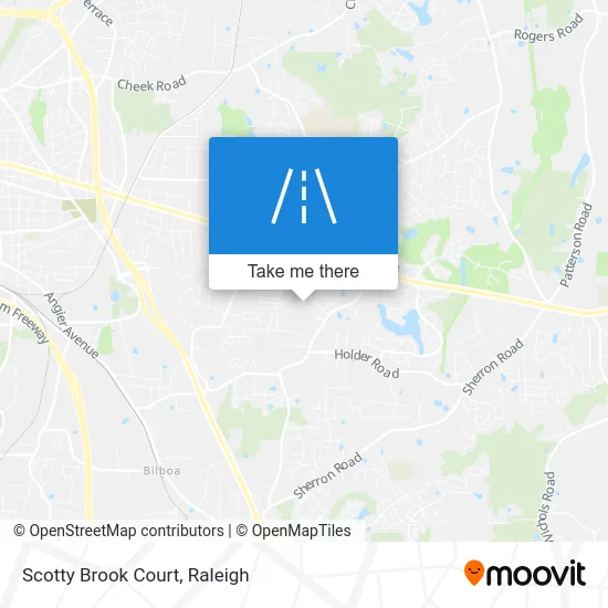 Scotty Brook Court map