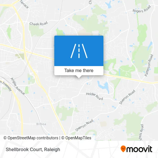 Shellbrook Court map