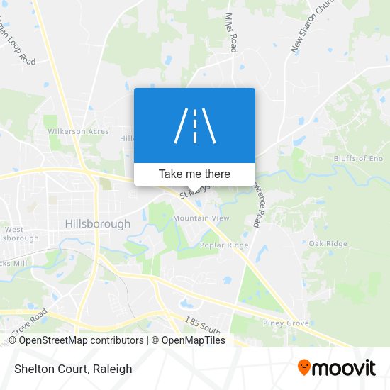 Mapa de Shelton Court