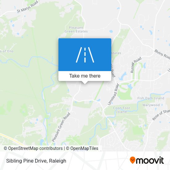 Sibling Pine Drive map