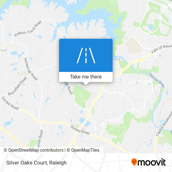 Silver Oaks Court map