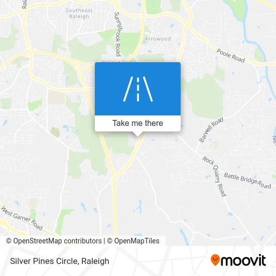 Silver Pines Circle map