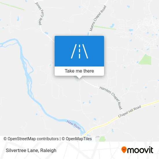Silvertree Lane map