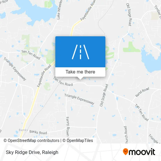 Sky Ridge Drive map