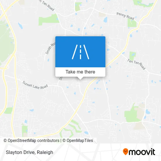 Slayton Drive map