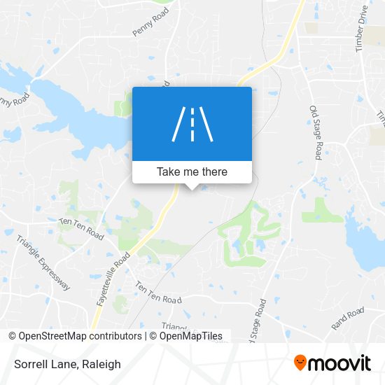 Sorrell Lane map