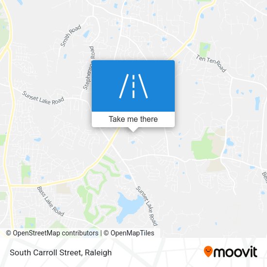 Mapa de South Carroll Street