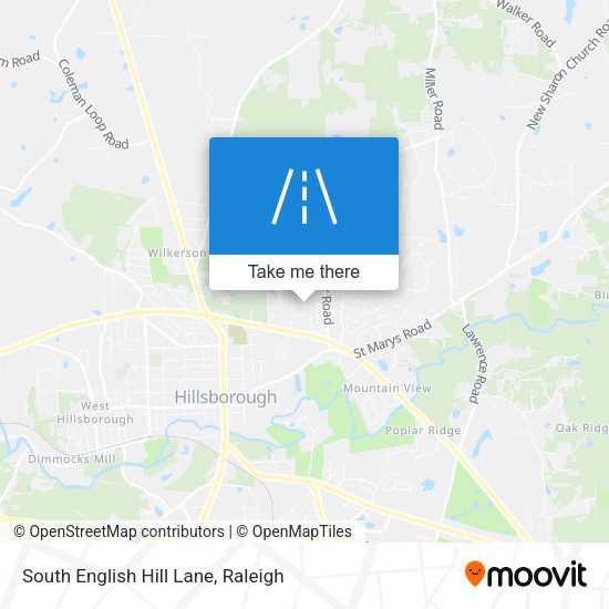 Mapa de South English Hill Lane